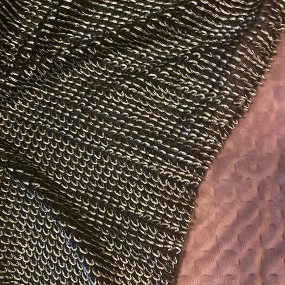 NWOT Metallic Sheer Blouse - Picture 4 of 4